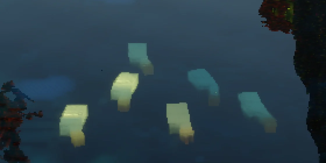 The same fish, with clear outlines and tails.